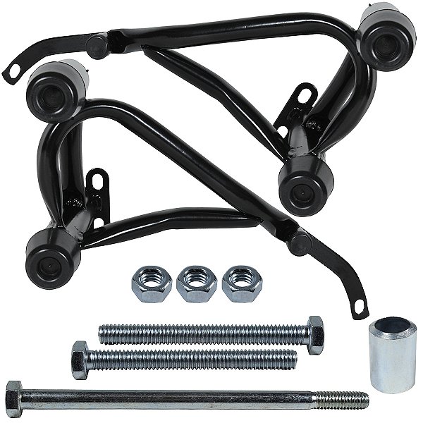 Protetor de motor carenagem modelo reforçado CG150 Cargo Fan Titan Start 2014 a 2015 preto