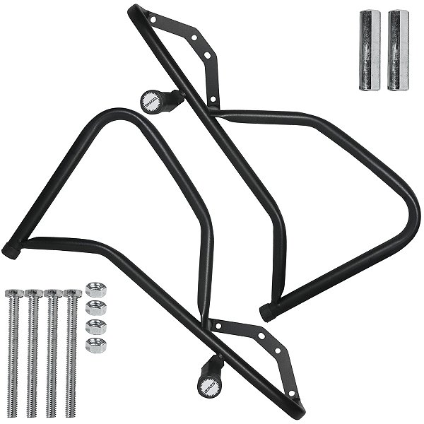Protetor de motor carenagem modelo slider NXR160 Bros 2025 em diante preto