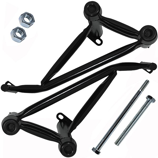 Protetor de motor carenagem modelo reforçado XRE300 2010 a 2022 preto