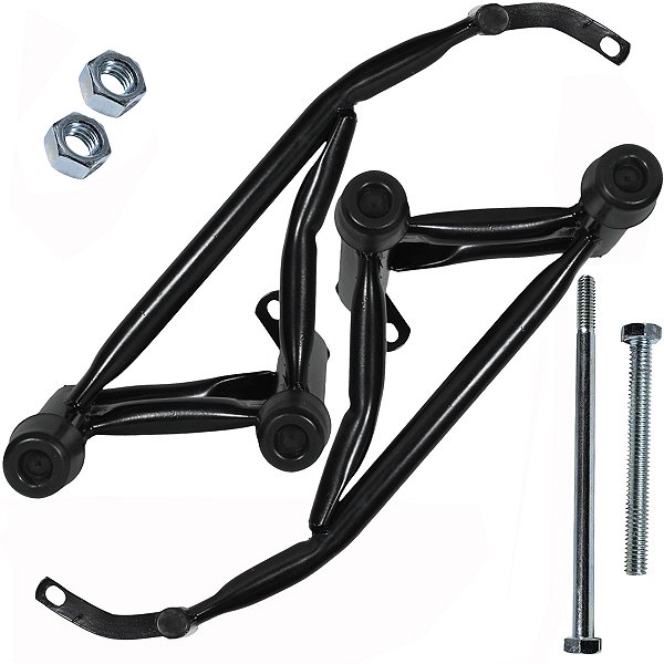 Protetor de motor carenagem modelo reforçado CBX250 Twister CB300 preto