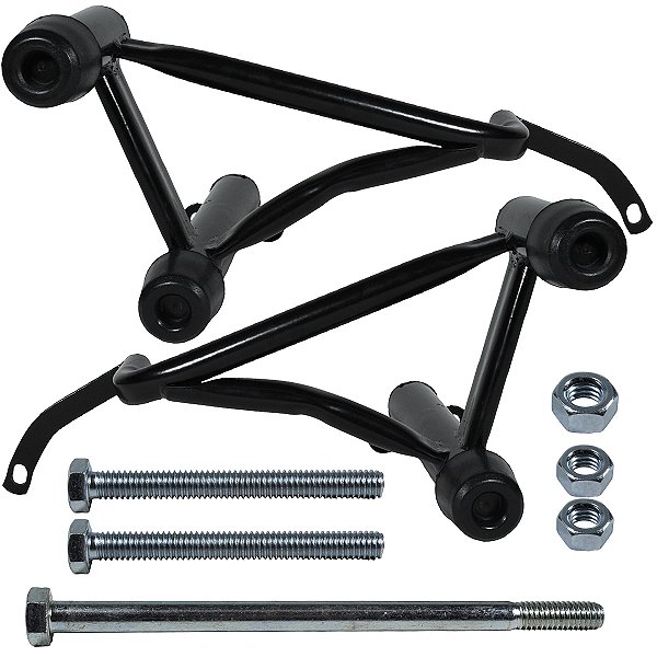 Protetor de motor carenagem modelo reforçado FZ15 FZ150 Fazer 15 2023 em diante preto