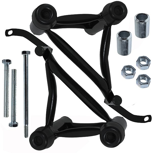 Protetor de motor carenagem modelo reforçado CG125 Fan 2009 a 2018 preto