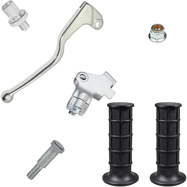 Manete manicoto regulador de embreagem CRF230 CRF230F CRF250 CRF250F polido com manopla