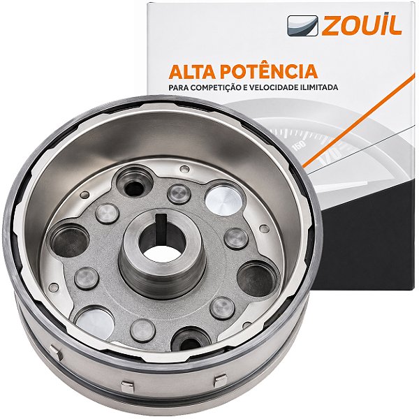 Volante do magneto CG150 Titan KS 2009 a 2010 NXR150 Bros KS 2009 a 2012 Zouil