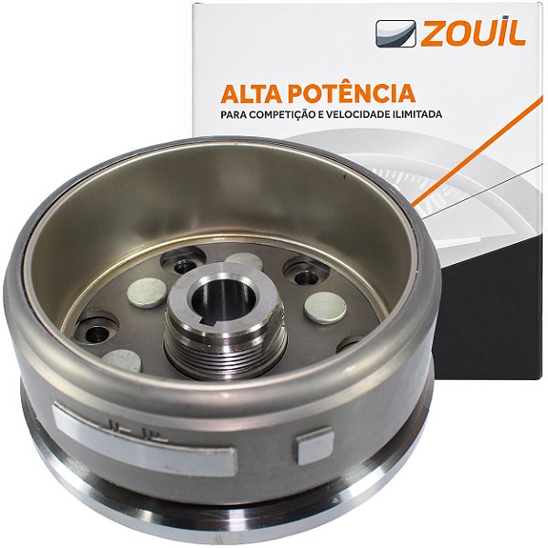 Volante do magneto CG150 Titan ESD CG150 Sport 2004 a 2008 NXR150 Bros ES NXR150 Bros ESD 2006 a 2008 Zouil