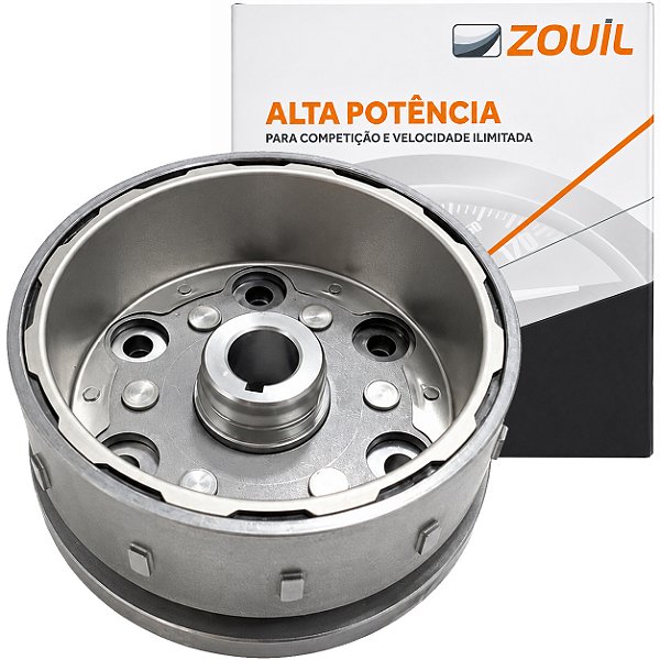 Volante do magneto CG150 Titan ES 2009 a 2010 CG150 Titan ESD CG150 Titan EX CG150 Fan ESi NXR150 Bros 2009 a 2012 Zouil