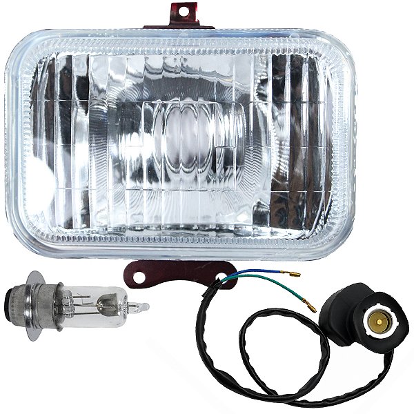 Bloco globo optico farol CRF230 CRF230F CRF250 CRF250F CRF300F com lâmpada e chicote