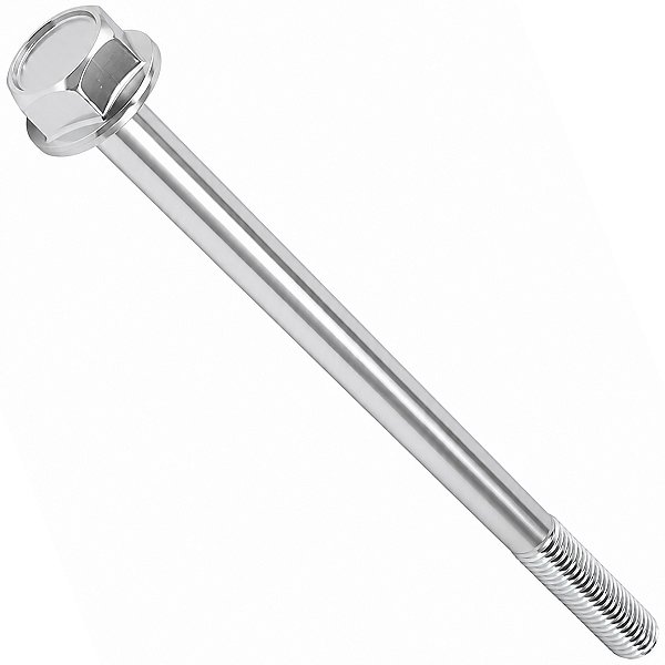 Parafuso sextavado M6X105 com flange chave 10 CG150 Fan Titan Start Sport 04/15 NXR125 NXR150 Bros 06/15 CG125 CRF150