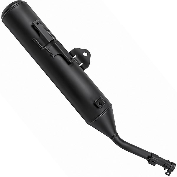 Ponteira escape escapamento descarga preto XTZ125 2003 a 2016