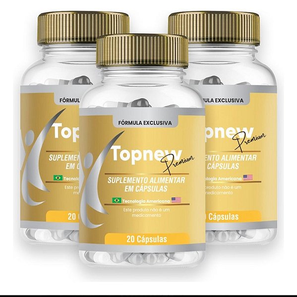 Kit 3 TopNew Suplemento Premium