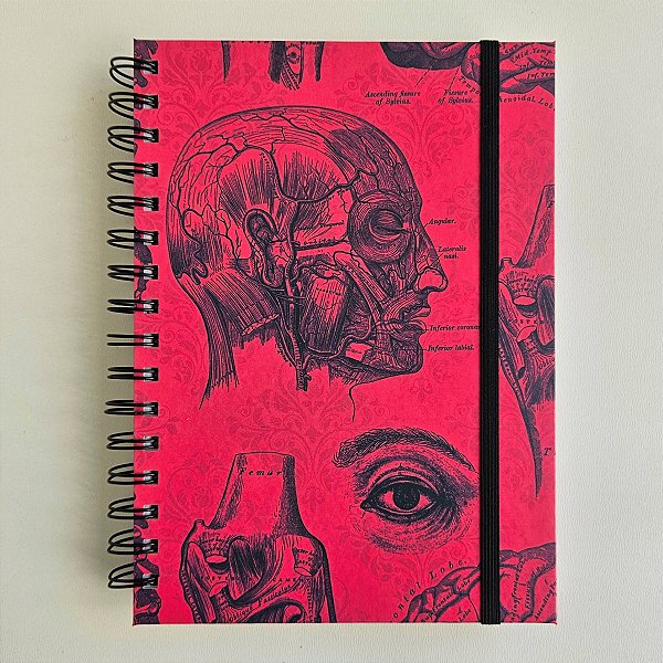 Sketchbook Capa Dura Anatomia - A5
