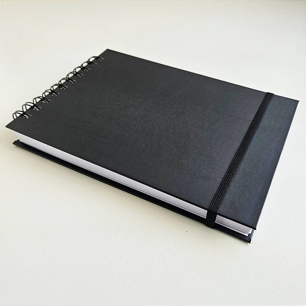 Sketchbook Capa Dura Preto - A5