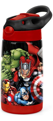 Garrafa Vingadores Marvel Avengers Aço Inox 500ml