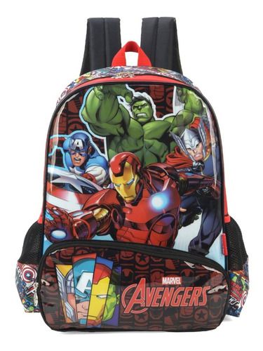 Mochila Infantil Original Vingadores Marvel Avengers