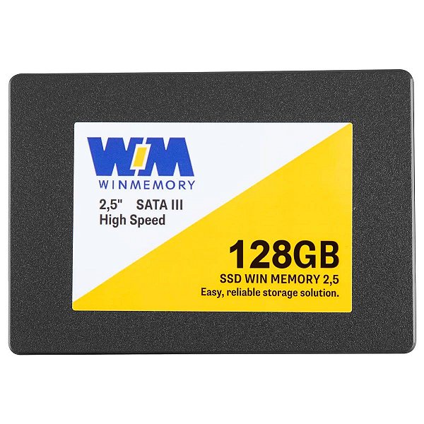 Ssd 2.5 128Gb Sata Iii Winmemory Leit 560Mbps / Escrita 540Mbps