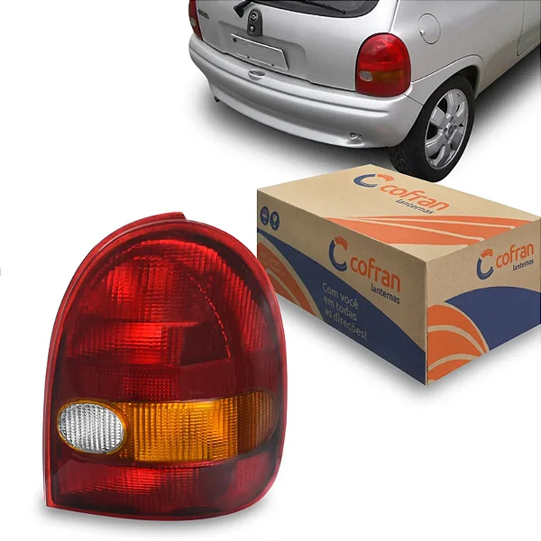 Lanterna Sinaleira Traseira Corsa Wind 2 Portas Tricolor 94 95 96 97 98 99 COFRAN
