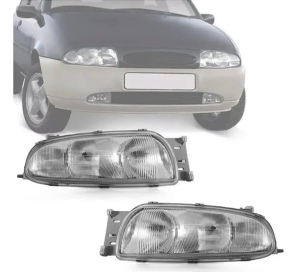 Par Farol Dianteiro Ford Fiesta 1996 1997 1998 1999