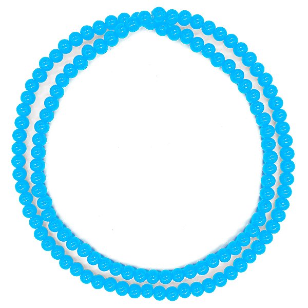 Guia De Porcelana Bolinha Jablonex Azul Claro