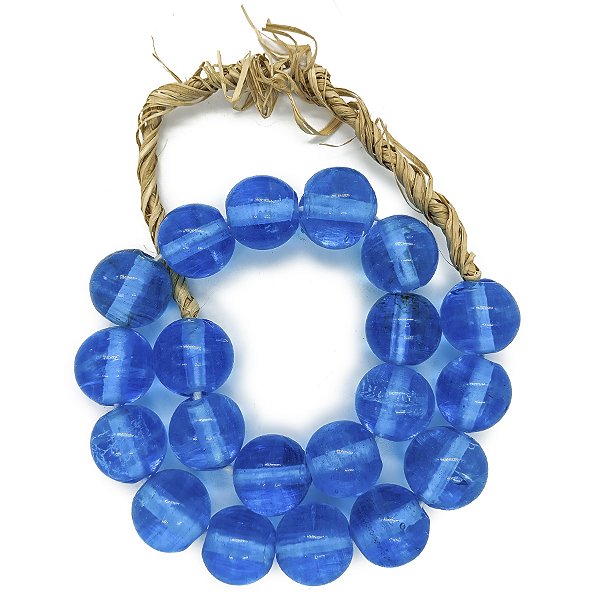 Fio Com 20 Firmas Redonda Azul Para Guia Ou Brajá