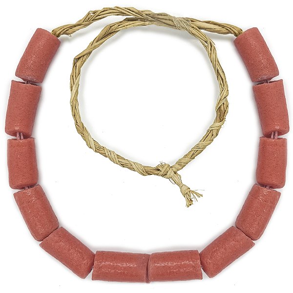 Guia Africana Colar Monjolo De Coral Natural Vermelho