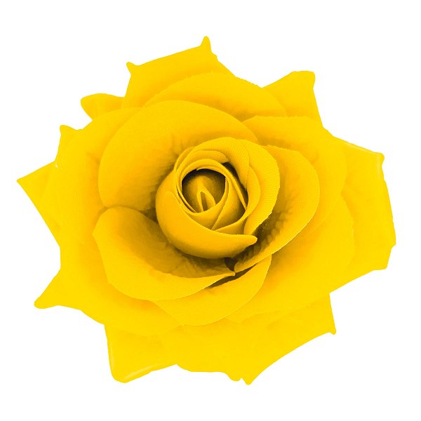 Presilha Rosa Amarela Flor De Cabelo Para Baiana Juremeira E Cigana
