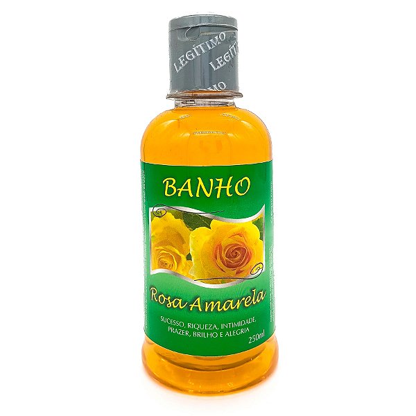 Banho Liquido 250ML Rosa Amarela