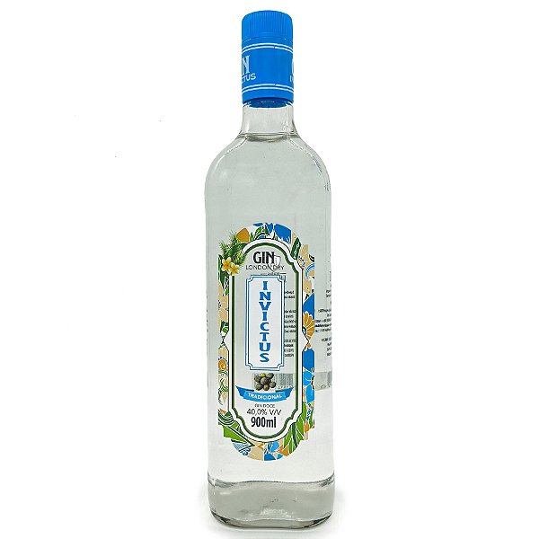 London Dry Gin Doce Tradicional 900ML Invictus