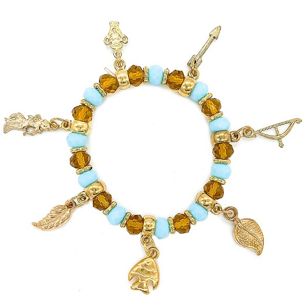 Pulseira Adorno Enfeite P/ Quartinha Orixá Logun Ede