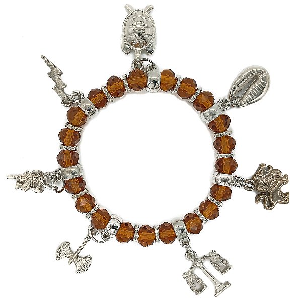 Pulseira Adorno Enfeite P/ Quartinha Orixá Xangô