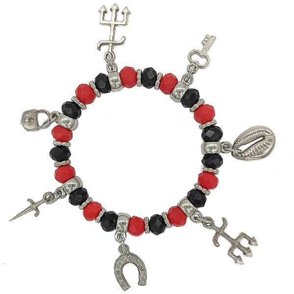 Pulseira Adorno Enfeite P/ Quartinha Exu Tranca Rua