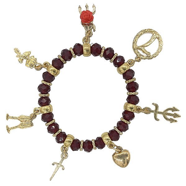 Pulseira Adorno Enfeite P/ Quartinha Pombagira 7 Saias