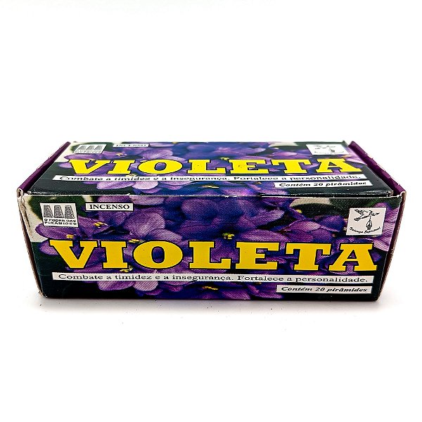Incenso Defumador Tablete Cx C/ 20Un Violeta