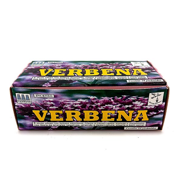 Incenso Defumador Tablete Cx C/ 20Un Verbena