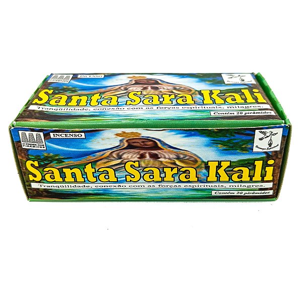 Incenso Defumador Tablete Cx C/ 20Un Santa Sara Kali