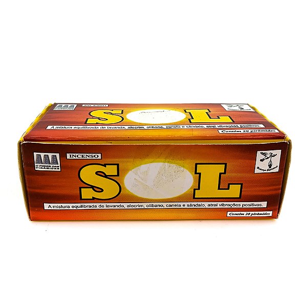Incenso Defumador Tablete Cx C/ 20Un Sol