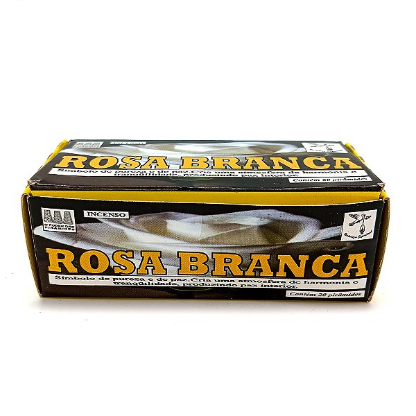 Incenso Defumador Tablete Cx C/ 20Un Rosa Branca