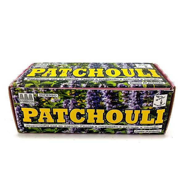 Incenso Defumador Tablete Cx C/ 20Un Patchouli