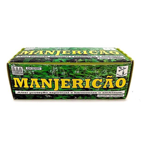 Incenso Defumador Tablete Cx C/ 20Un Manjericão