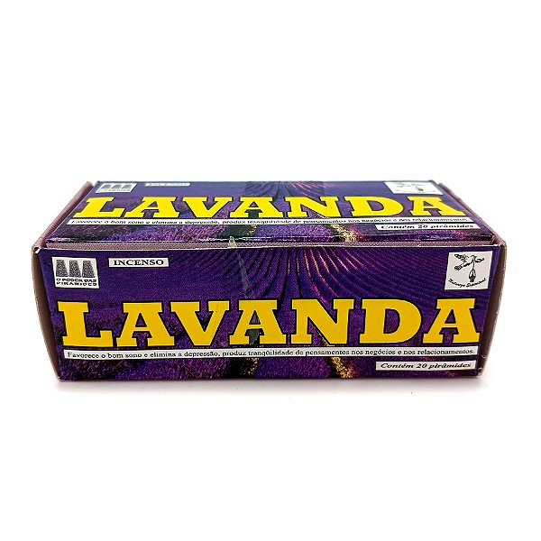 Incenso Defumador Tablete Cx C/ 20Un Lavanda