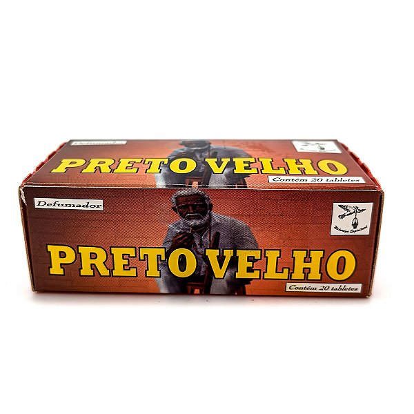 Incenso Defumador Tablete Cx C/ 20Un Preto Velho