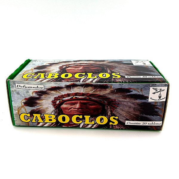 Incenso Defumador Tablete Cx C/ 20Un Caboclo