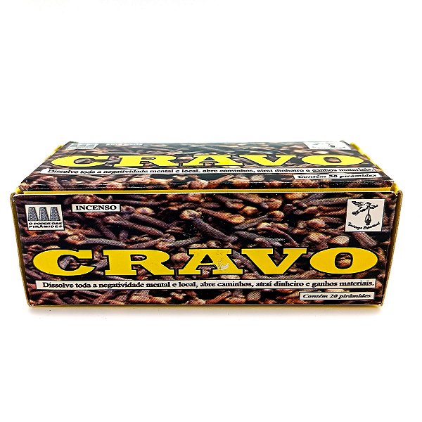 Incenso Defumador Tablete Cx C/ 20Un Cravo