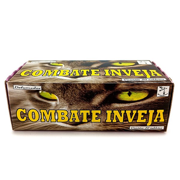 Incenso Defumador Tablete Cx C/ 20Un Combate Inveja