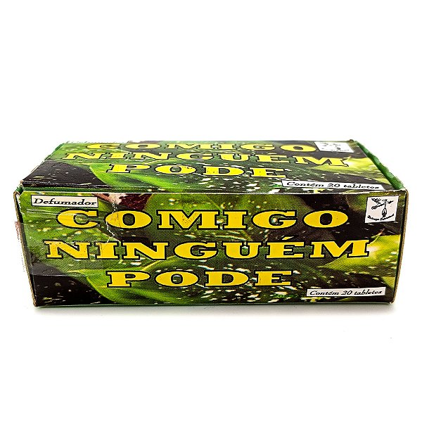 Incenso Defumador Tablete Cx C/ 20Un Comigo Ninguem Pode