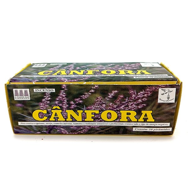 Incenso Defumador Tablete Cx C/ 20Un Cânfora
