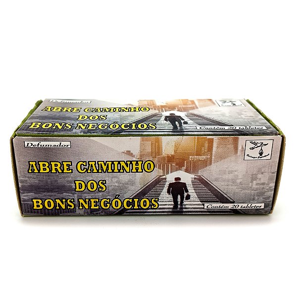 Incenso Defumador Tablete Cx 20Un Abre Caminho Bons Negocios