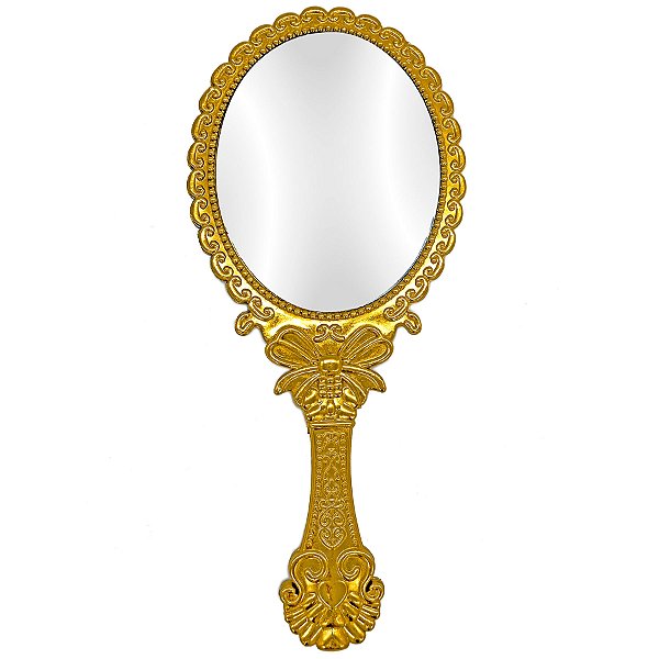 Espelho Abebe Dobravel Dourado Medio Provençal