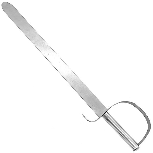 Espada Simples de Metal Lisa Paramento De Ogum ou Iansã