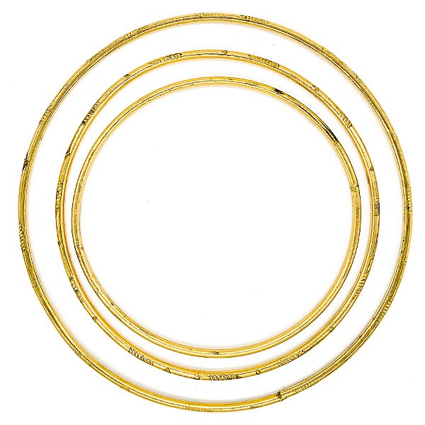 Conjunto Jogo De Ibo Dourado Kit 3 Idé Para Pescoço