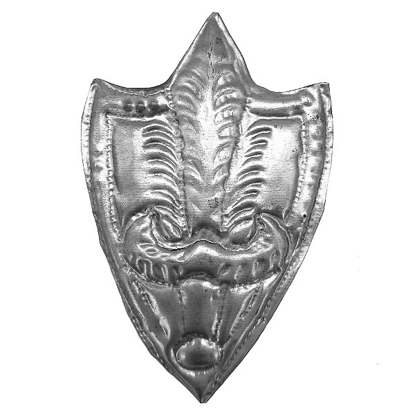 Mini Escudo Prata Para Assentamento De Orixa